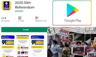 ਰਿਫਰੈਂਡਮ 2020 ਐਪ ਨਹੀ ਵਰਤਣ ਦਿਆਂਗੇ - ਹਿੰਦੂਸ਼ੈਤਾਨ ਸਰਕਾਰ।